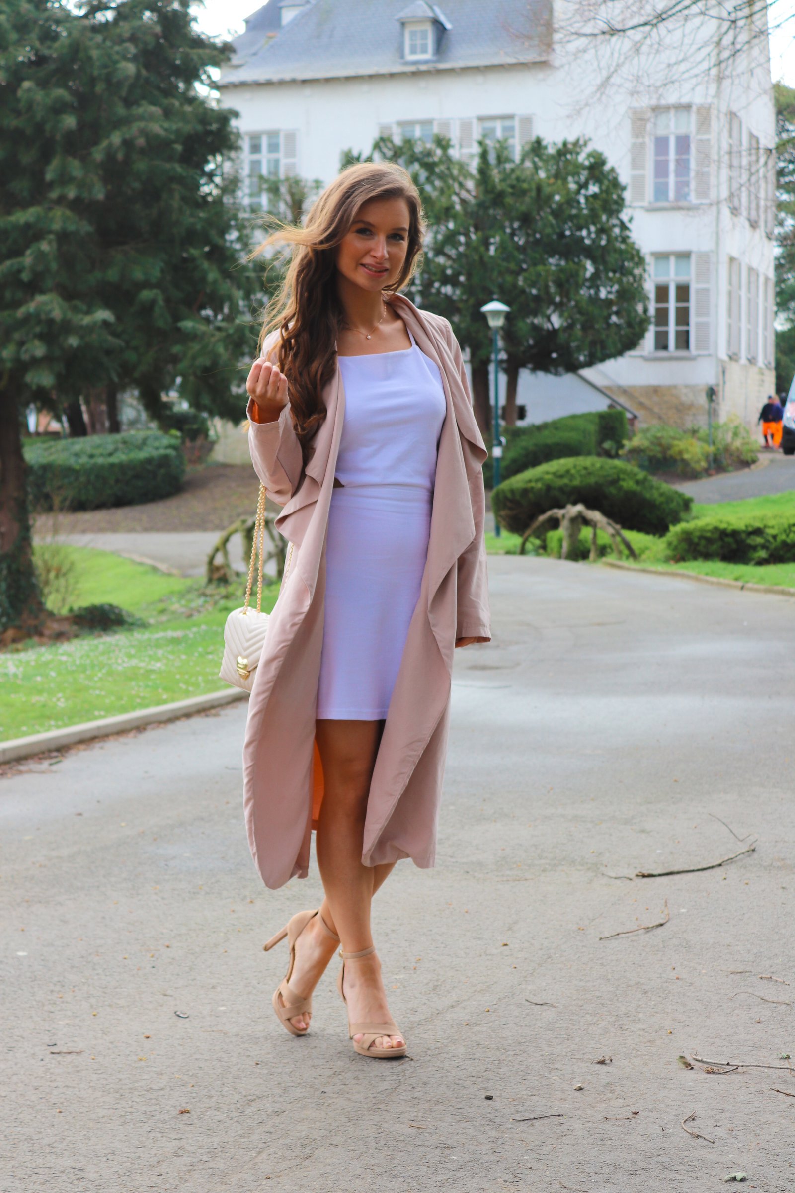 waterfall trench coat spring