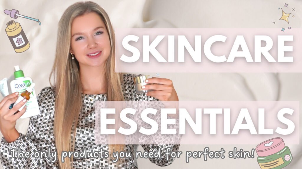 Skincare products essentials